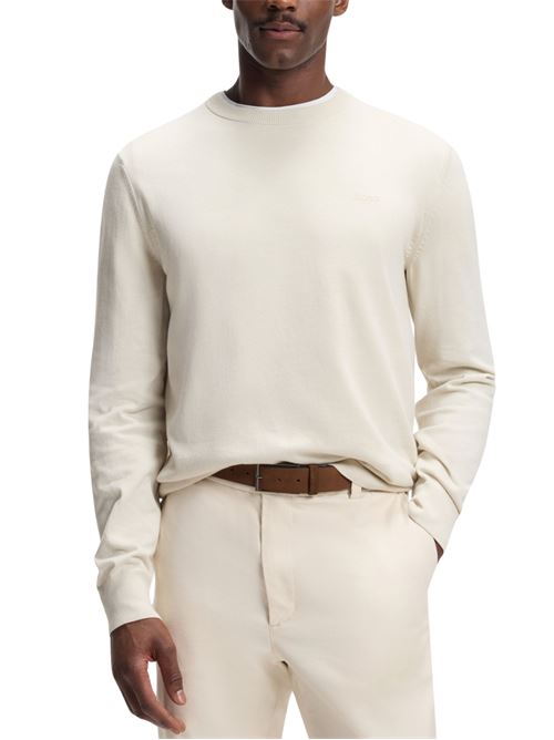 Maglione girocollo in cotone Hugo Boss | 50556344131